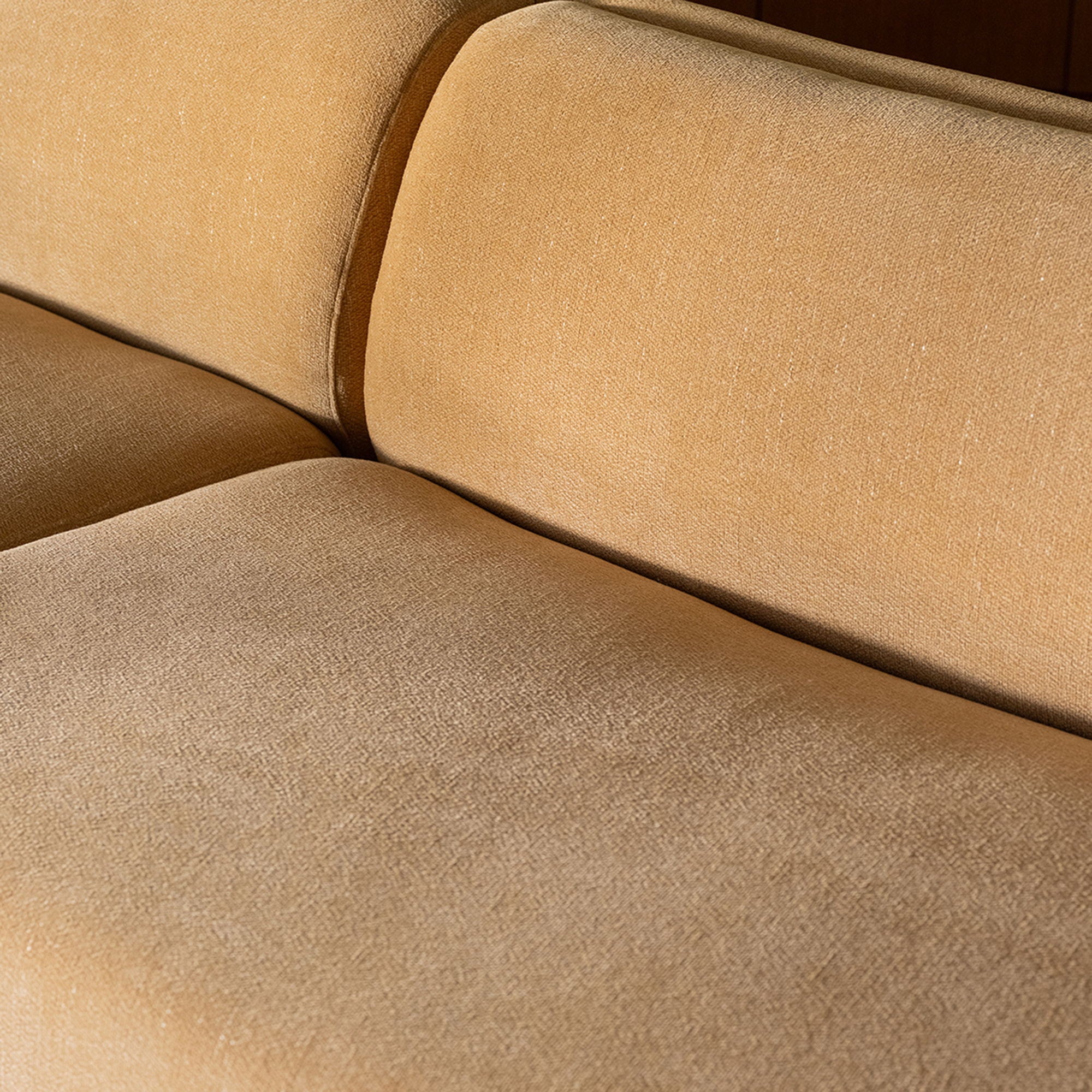 Naomi - Convex Sofa - Golden Yellow