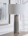 Abdel - Glaze Table Lamp - Gray