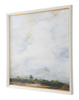 Whispering Cloudscapes - Landscape Print - Light Brown