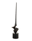All Twisted - Bronze Sculpture - Black