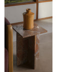 Blair - Accent Table Levante Marble - Orange