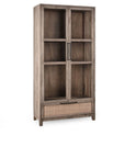 Jensen - 2 Door 1 Drawer Tall Cabinet - Taupe