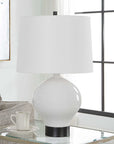 Collar - Gloss White Table Lamp