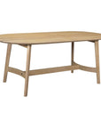 Trie - Small Dining Table - Natural Light Oak