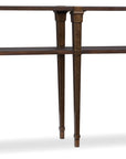 Commerce And Market - Skinny Console Table - Dark Brown