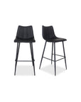 Alibi - Barstool (Set of 2) - Matte Black
