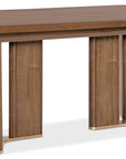 Eleana - Rectangle Dining Table With Two Leaves - Medium Wood