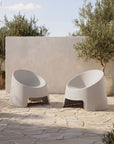 Nolla - Outdoor Accent Chair (Set of 2) - Light Gray