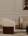 Otto - Accent Chair - Flecked Cream