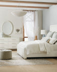 Serenity - Amelia Oval Mirror - White