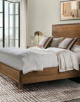 Eleana - Oval Nightstand - Medium Wood / Gold