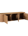 Theo - Media Bench - Natural Oak