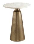Midsummer - Antique Accent Table - Brass
