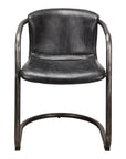 Freeman - Leather Dining Chair (Set of 2) - Onyx Black