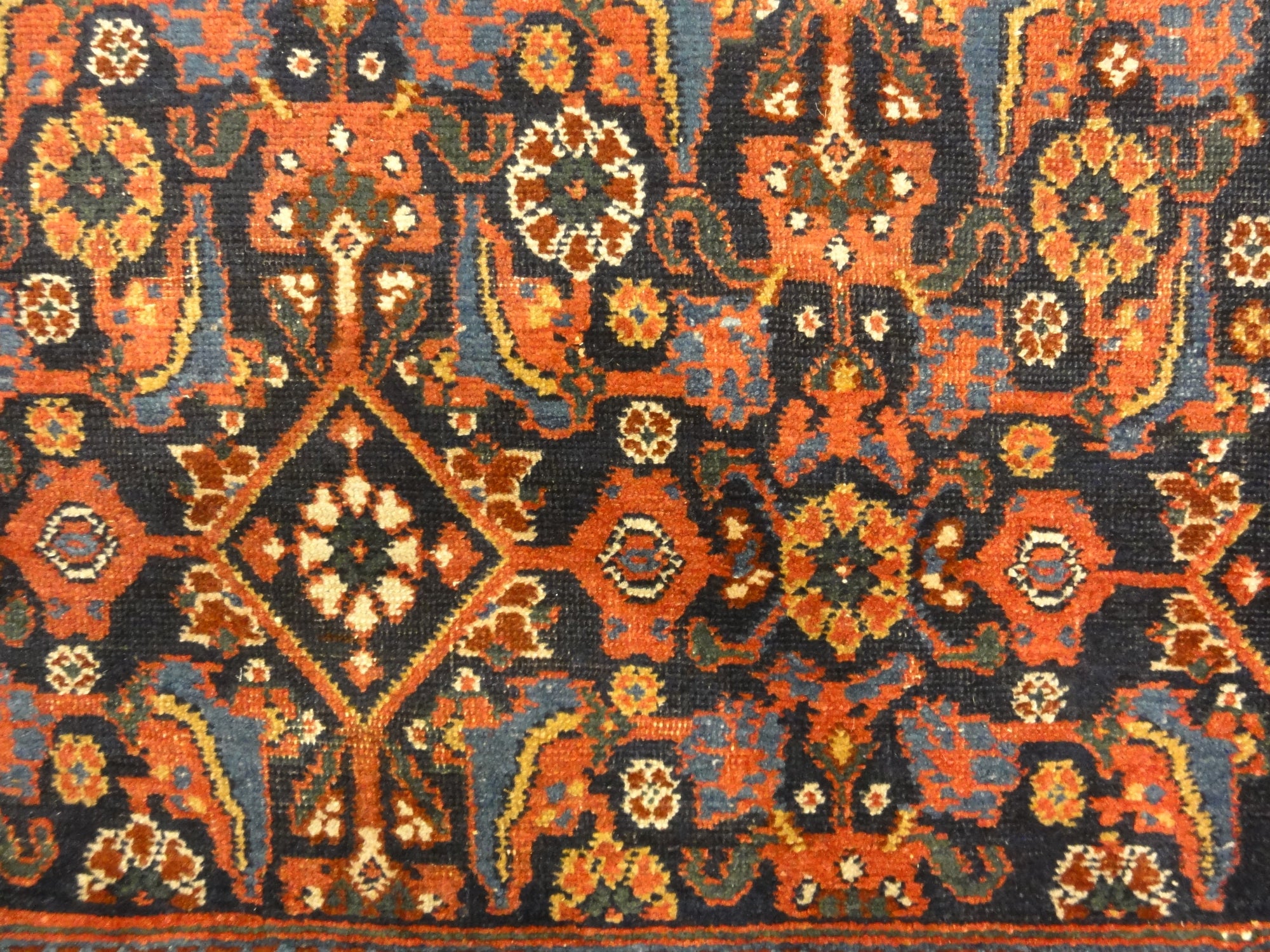 Antique Persian Afshar Herati Rug Genuine Authentic Intricate Woven Carpet Art Santa Barbara Design Center and Rugs and More