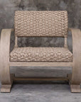 Rehema - Outdoor Wicker Lounge Chair - Gray