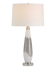 Quinn - Table Lamp - White & Silver