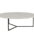 Chloe - Marble Coffee Table - White