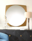 Neilia - Round Mirror - Brass