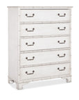 Charleston - Five-Drawer Chest - White