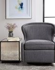 Biscay - Swivel Chair - Dark Gray