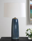 Submerged - Deep Blue Table Lamp