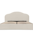 Maggie - King Storage Bed - Cream