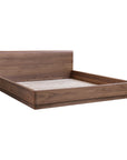 Round Off - King Bed - Natural Walnut