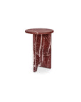 Grace - Accent Table Levante Marble - Red / Rosso