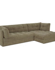 Mischa - Right Sectional - Sage Green
