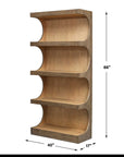 Osrick - Modern Etagere - Woodtone