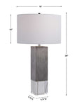 Cordata - Modern Lodge Table Lamp - Pearl Silver