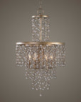 Valka - 6 Light Crystal Chandelier - Light Brown