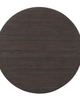 Commerce And Market - Round Side Table - Dark Brown
