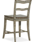 Alfresco - La Riva Ladder Back Swivel Counter Stool