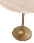 Malani - Travertine Gathering Table