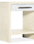 Cascade - 1-Drawer 1-Shelf Nightstand - White