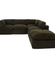 Cates - Dream Modular Sectional - Dark Green