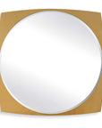 Neilia - Round Mirror - Brass