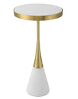 Apex - White Concrete Accent Table