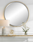 Canillo - Round Mirror - Gold