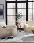 Abide - Sheepskin Accent Chair - Beige