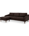 Quinn - Sectional - Dark Brown