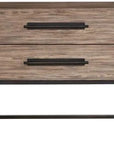 Metal Base Nightstand